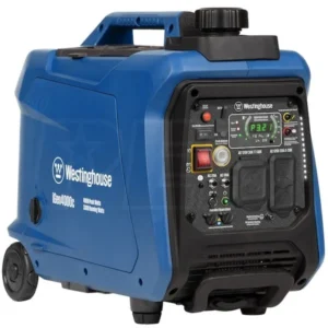 4,000-Watt Gas Powered Portable Inverter Generator with Recoil Start, LED Data Centers.