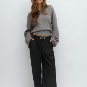 Dame Gina Tricot Wide Sleeve Knitted Sweater