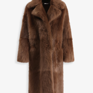 Naked Wardrobe Women’s Leopard Faux Fur Coat