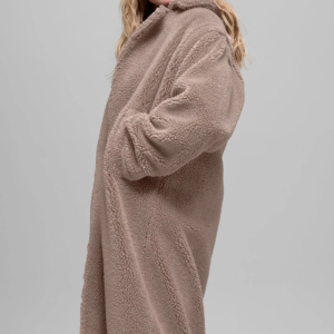 Alo Oversized Sherpa Trench – Chai Latte – Sweaters