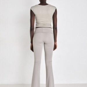 Dame Gina Tricot Soft touch folded trouser