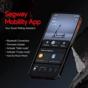 Segway SuperScooter GT3, 31 MPH w/ 45-Mile Long Range, 2400W Peak Motor, Dual Hydraulic Suspension, Self-Sealing Tires, Flash Charging Electrics Scooters for Adults, UL 2272/2271 Certified, Gen3