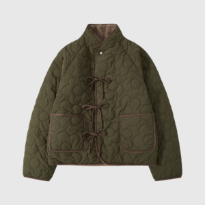 sundae school REVERSIBLE FLOWER QUILTED JEOGORI FLEECE