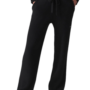 Alo Snuggle Up Sweater High-waist Wide Leg Pants Top