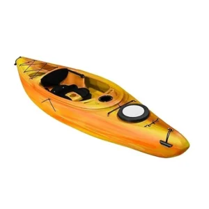 Sun Dolphin Simcoe 10.4, Sit-in Recreational Kayaks with Paddle, Tequila Sunrise